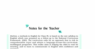 Download Ncert Book Class 9 English Beehive Chapters Pdf Docdroid