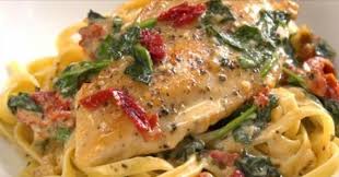 Blancs De Poulet A La Toscane Cuits Dans Une Sauce Cremeuse Au Parmesan Delectable Poulet A La Toscane Blanc De Poulet Recettes De Cuisine