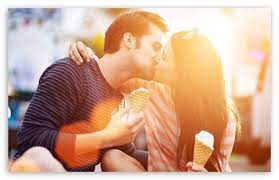 Sweet Kiss Wallpaper Romantic Couple Kissing Happy Kiss Day Kiss Day
