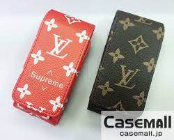 ルイヴィトン シュプリーム コラボ アイコスケース レザー製 iqos専用ケース 2 4 plus 対応収納ケース lv supreme 電子タバコケース モノグラム レディース メンズ 海外人気 アイコス ケース レザー タバコケース iqos ケース