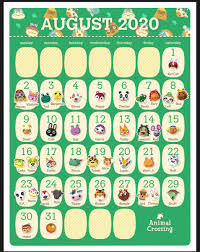 Pin By Kaololipop On Ac 2020 Calendar Starting In March Animal Crossing Villagers Animal Crossing Characters New Animal Crossing
