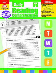 amazon com evan moor daily reading comprehension grade 7 homeschooling classroom resource workbook reproducible worksheets teaching edition fiction and nonfiction lesson plans test prep 9781629384801 evan moor educational publishers books