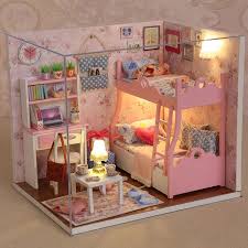 El Yapimi Bebek Evi Mobilya Miniatura Diy Doll Evleri Minyatur Dollhouse Ahsap Oyuncaklar Cocuklar Diy Girls Bedroom Dollhouse Miniatures Diy Wooden Dollhouse