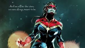 That's certainly a lot for a teenager to handle, and the latest comic. I Am Captain Marvel And So Can You We Are Hope Works