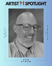 ARTIST SPOTLIGHT] 🔲 Dan Bynum, 2D Mixed Media, Birmingham, AL  @danbynumart. Dan was MCAC's very first Emerging Artist back in 1999! ▪️  “My favorite experience at Magic City Art Connection is discovering