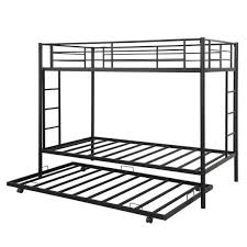 We did not find results for: Qualfurn Chara Black Twin Over Twin Metal Bunk Bed With Trundle Bwm192387b The Home Depot