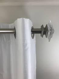 I got mine even larger so i could have extra extending out on each side of the window. Nono Bracket Curtain Rod Bracket Attachment For Outside Mount Vertical Blinds Set Of 2 Brown Walmart Com Walmart Com