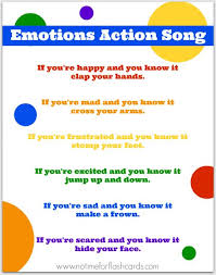So, if you are a homeschooler, it would also work. Emotions Song For Preschool With Free Lyrics Printable No Time For Flash Cards