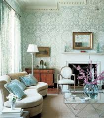 Via Zsazsa Bellagio Love The Wall Paper I Would Change Out The Carpet Modern Traditional Living Room Traditional Living Room Decor