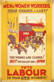 Labour Party poster 1920s - Flashbak