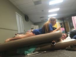 Diy Bunk Bed Stack An Air Mattress On Top Of The Bottom Bunk Light And Easy Diy Bunk Bed Air Mattress Bunk Beds