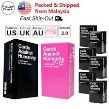 For such individuals, cards against humanity is a horrid parlor game. Cards Against Humanity Edition Us Uk 2 0 Expansion Card Games Game Fun Party Games English Version Ko Shopee Malaysia