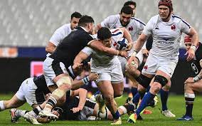 Après avoir ouvert le score, les français ont concédé le premier essai de la rencontre. T5r0cmi0htkgfm