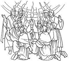 Keep your kids busy doing something fun and creative by printing out free coloring pages. Celebrate Commerating Of Holy Spirit In Pentecost Coloring Page Color Luna