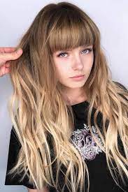 Long hair with bangs is a look that's always on trend. Long Hair With Blunt Bangs Novocom Top