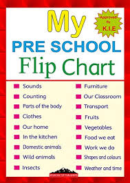 My Pre School Flip Chart Ebook Mountain Top Publishers