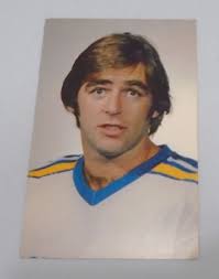 St. Louis Blues Post Card Harvey Bennett 1970's- 1980's Hockey NHL