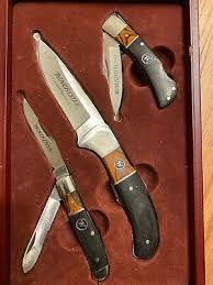 Up for sale is this 2007 limited edition winchester knife set. Winchester 2007 Limited Edition Knife Two Tone Wood Inlay Gift Set 49 99 Picclick