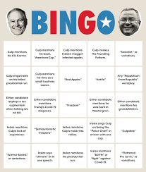 2020 Washington Gubernatorial Debate Bingo Seattle Met