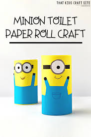 Cut out the jellyfish template shapes. Minion Toilet Paper Roll Craft That Kids Craft Site