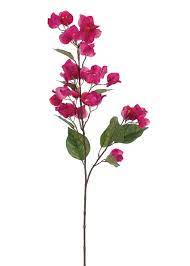 Bougainvillea Fake Flower In Fuchsia Pink 34 Flower Spray Artificial Flowers Plants