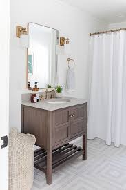 Pool ideas and landscaping designs with pools. Coastal Pool House Bathroom The Lilypad Cottage