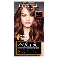 Finish with color touch to. L Oreal Recital Preference Permanent Hair Colour Cayenne Deep Mahogany Brown 5 56 East End Cosmetics