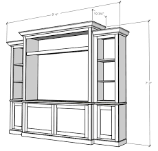 My mom asked me to build her a new entertainment center. How To Build A Diy Entertainment Center With Storage And Shelves