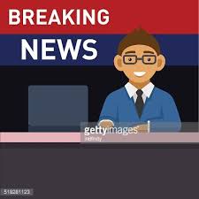 Animation text breaking news and news intro graphic with blue lines in studio, abstract background. Breaking News Clipart 1 566 198 Clip Arts