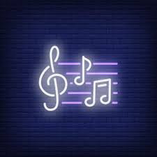 Treble Clef And Notes Neon Sign Free Vector Freepik Freevector Freebackground Freebanner Freeflyer Freeposter Neon Signs Neon Wall Art Neon Wallpaper