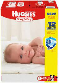 Plus, snug & dry disposable baby diapers have a wetness indicator stripe on the outside that changes from yellow to blue when wet, which helps take the . Huggies Snug Dry Diapers