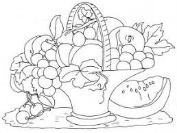 Delivery from 24th april this fresh fruit basket is a great way of sending a vitamin boost with a variety of juicy fruits they will love! Fruit Basket Coloring Pages Preschool Activities Fruit Basket Drawing Basket Drawing Coloring Pages