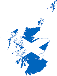 Scotland 1790 engraved map printed on 4 sheets. File Flag Map Of Scotland Svg Wikimedia Commons