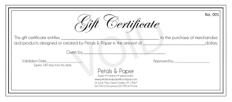 Elegant name with orchids business card. Gift Certificate Examples Terat
