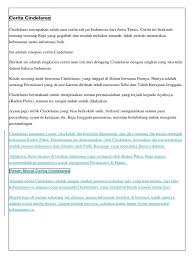 Cerpen atau cerita pendek merupakan sebuah prosa yang menceritakan kisah hidup seseorang atau suatu peristiwa secara khusus dan mendalam. Sinopsis Docx