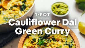 1 Pot Cauliflower Dal Green Curry Minimalist Baker Youtube It all comes together in 30 minutes and 1 pot. 1 pot cauliflower dal green curry minimalist baker