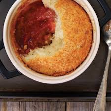 Rhubarb Pudding Cakes Ricardo Recipe Rhubarb Pudding Cake Rhubarb Pudding Ricardo Recipe