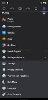 The dark mode is previously available only for facebook's web interface. Facebook Dark Mode Finally Nearing Release Gsmarena Com News