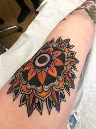 Mandala Knee Tattoo Done By Shannon Pagliarini At Crown And Anchor In Point Pleasant Nj Tattoos