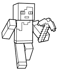 But there's no one to stop us from doing that, so astute observers may have noticed this creep into the content library last week. Top Minecraft Character With Pickaxe Topcoloringpages Net