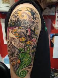 Check spelling or type a new query. Funny Painted Smiling Cartoon Monster On Cemetery Sleeve Tattoo Tattooimages Biz
