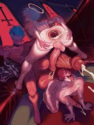 🌺•𝕮𝖎𝖗𝖈𝖑𝖊 𝖔𝖋 𝕷𝖎𝖋𝖊•🌺 on X: [[🔞NSFW🔞]] General of Hell, Deku  and his twin angels Shou, and Todo. (A split Todoroki , red n white.)  wanted to try painting a personal NSFW piece