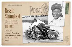 The First African American Woman To Ride A Motorcycle Across The United States Female Motorcycle Riders Black History Education African American History