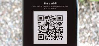 Qr or 'quick response' cod. How To Share Your Wi Fi Password With A Qr Code In Android 10 Android Gadget Hacks