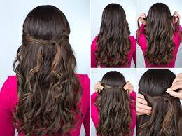Use side partings to their full potential with curly hair and include floral or butterfly hair clips for extra shape, colour and a feel of summer. Easy Simple Hairstyles For College Girls Step By Step Guide Popxo