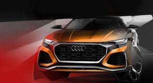 New Audi Q8 Sport Concept Is A 469hp Suv Heading Our Way Fast Carscoops Concept Car Sketch Car Design Audi