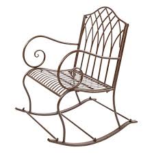 But this chair is more than just style it has a great amount of durability and comfort that just make it an even better choice. Metal Outdoor Rocking Chair Wrought Iron Porch Patio Rocker Extra Wide Us Ebay