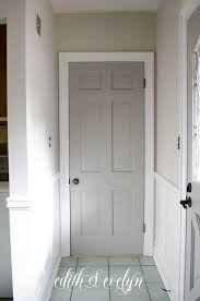 Sw Snowbound On The Trim Sw Pussywillow On The Door Grey Interior Doors Painted Interior Doors Interior Door Colors