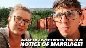 What to expect when you give notice of marriage