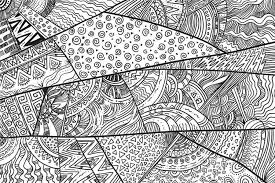 zentangle pattern wallpaper design
